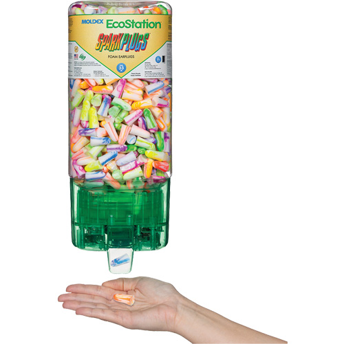 SparkPlugs Earplugs TouchFree EcoStation&reg; Dispenser Starter Kit Distribution Industrielle GC