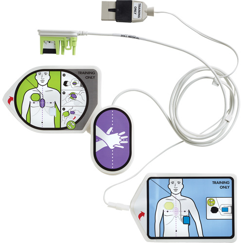 Trousse de formation et d&eacute;monstration RCR Uni-Padz, Zoll AED 3 Pour, Non m&eacute;dical Distribution Industrielle GC