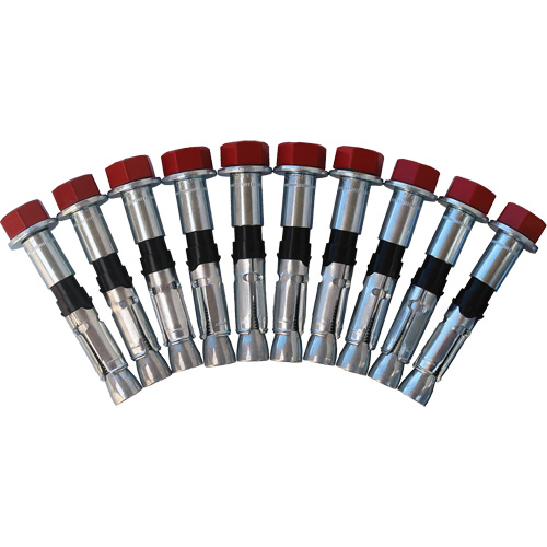 Jeu de boulons de rechange pour ancrages &agrave; anneau en D pour b&eacute;ton, Boulonn&eacute;, Usage Permanent/Temporaire Distribution Industrielle GC