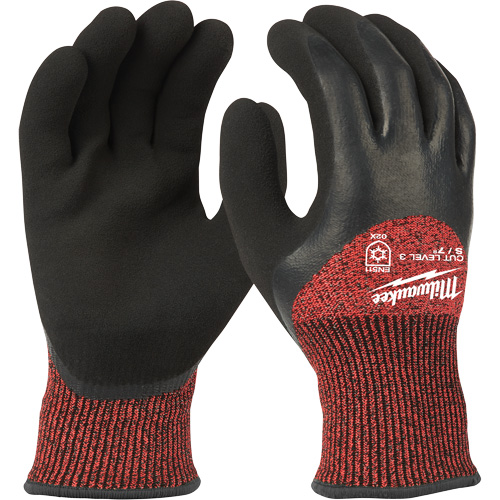 Gants dhiver r&eacute;sistant aux coupures, Taille T-Grand, Calibre 15, Rev&ecirc;tement Latex de caoutchouc, ANSI/ISEA 105 niveau 3 Distribution Industrielle GC