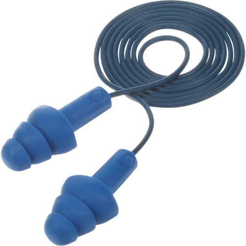 Bouchons d'oreilles pr&eacute;moul&eacute;s E-A-R Ultrafit , Avec cordon, Taille unique, Vrac - Sac en poly, NRR dB NRR 25 dB Distribution Industrielle GC