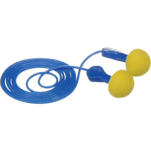 Bouchons d'oreilles rapides de style capsule E-A-R, Avec cordon, Vrac - Sachet coussin, 25 dB NRR, Taille unique Distribution Industrielle GC