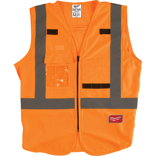 Veste de s&eacute;curit&eacute;, Orange haute visibilit&eacute;, 4T-Grand/5T-Grand Distribution Industrielle GC