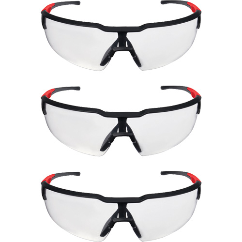 Lunettes de s&eacute;curit&eacute;, Lentille Transparent, Anti-&eacute;gratignures, ANSI Z87+/R&eacute;pond ou surpasse la norme CSA Z94.3 Distribution Industrielle GC
