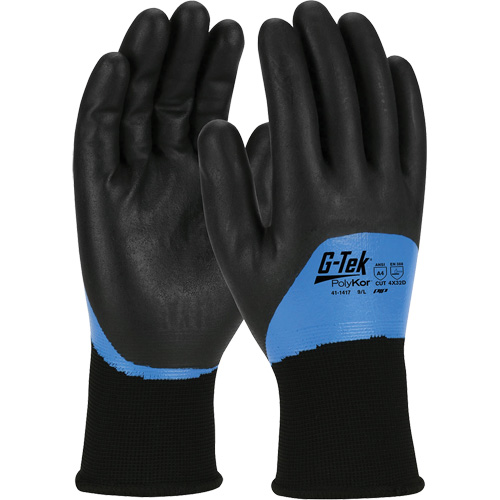 G-Tek&reg; PolyKor&reg; Insulated Cut-Resistant Glove, Size Small, 15 Gauge, Nitrile Coated, Engineered Yarn Shell, ANSI/ISEA 105 Level 4 Distribution Industrielle GC