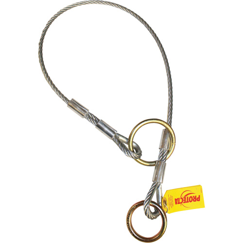 Adaptateur pour c&acirc;ble &agrave; deux anneaux, Fixation universelle, Usage Temporaire Distribution Industrielle GC