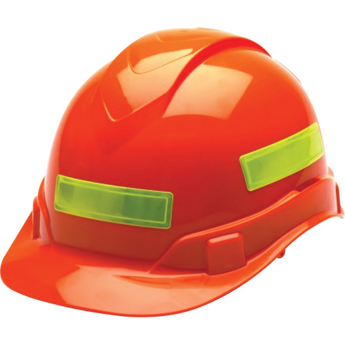 Autocollants r&eacute;fl&eacute;chissants vert lime pour casque Distribution Industrielle GC