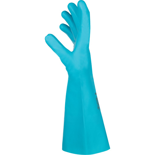 Gants chimiques Flextril, Taille 7, 12,5" lo, Nitrile, Doublure en Nylon Distribution Industrielle GC