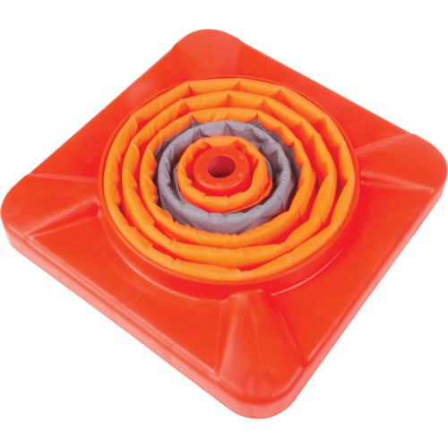 Collapsible Traffic Cone, 18" H, Orange Distribution Industrielle GC