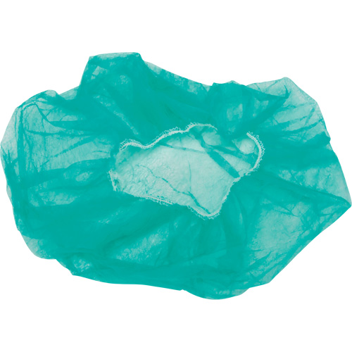Bonnets bouffants, Polypropyl&egrave;ne, 21", Vert Distribution Industrielle GC