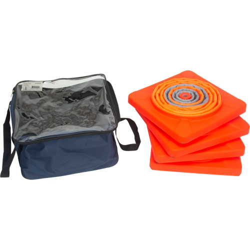 Collapsible Traffic Cone, 28" H, Orange Distribution Industrielle GC