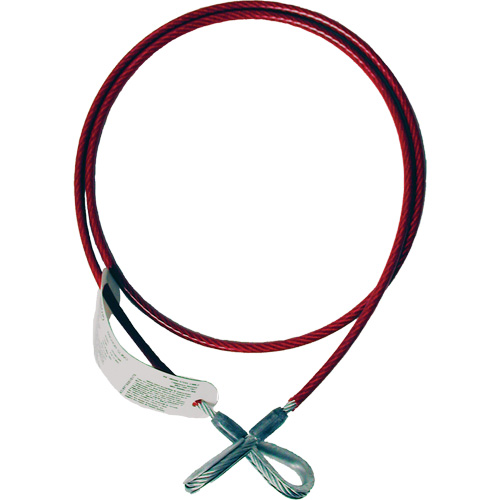6' Anchorage Connector Cable, Sling, Temporary Use Distribution Industrielle GC