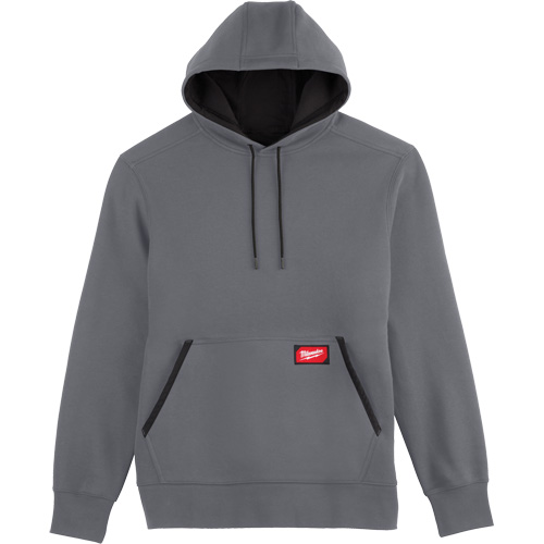 Midweight Pullover Hoodie, Men's, Small, Grey Distribution Industrielle GC