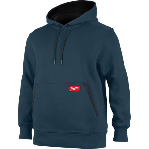 Midweight Pullover Hoodie, Men's, Small, Blue Distribution Industrielle GC
