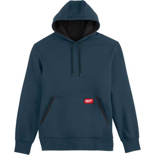Midweight Pullover Hoodie, Men's, Small, Blue Distribution Industrielle GC