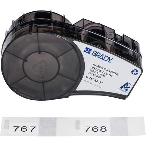Aggressive Adhesive Multi-Purpose Labels with Ribbon, Black Distribution Industrielle GC