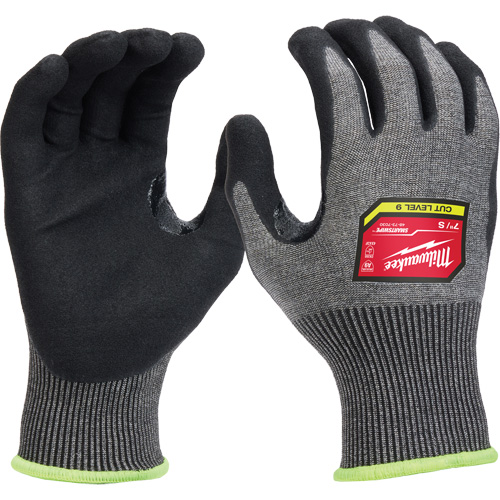 Gants enduits par trempage &agrave; dext&eacute;rit&eacute; &eacute;lev&eacute;e, Taille Petit, Calibre 18, Rev&ecirc;tement Nitrile, Enveloppe en Nylon/Poly&eacute;thyl&egrave;ne/Tungst&egrave;ne, ASTM ANSI niveau A9/EN 388 niveau F Distribution Industrielle GC