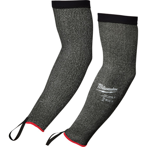 Manches de protection, Poly&eacute;thyl&egrave;ne, 16", ANSI/ISEA 105 niveau 5/EN 388 niveau E, Gris Distribution Industrielle GC