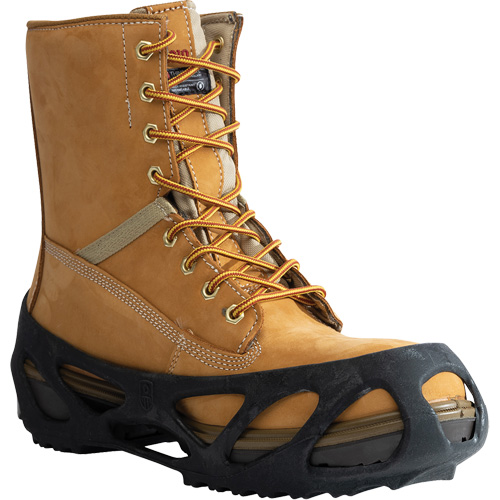 Brass Stride&reg; Non-Sparking Ice Cleats, Brass, Stud Traction, Small Distribution Industrielle GC