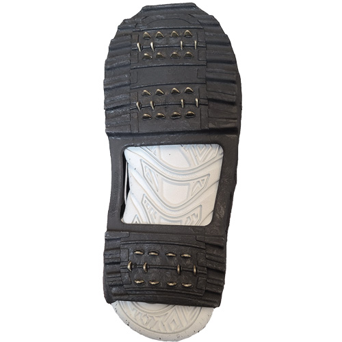 Brass Stride&reg; Non-Sparking Ice Cleats, Brass, Stud Traction, Small Distribution Industrielle GC