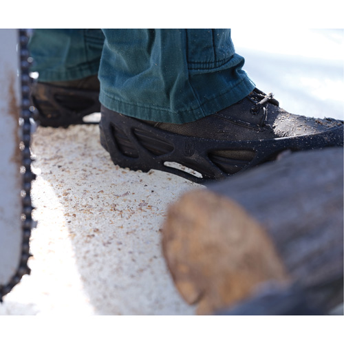 Brass Stride&reg; Non-Sparking Ice Cleats, Brass, Stud Traction, Small Distribution Industrielle GC