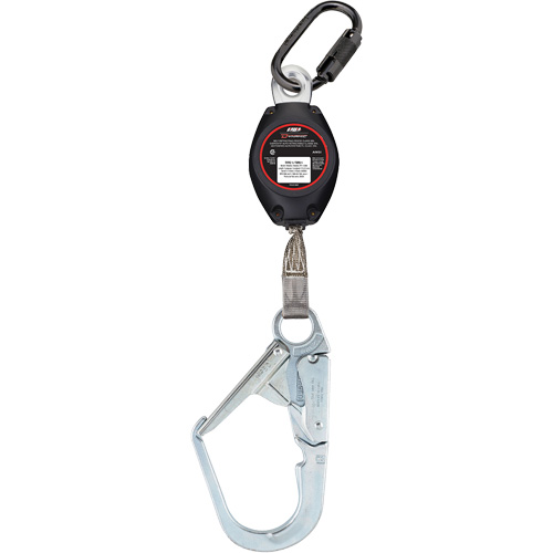 Dynamic Large Snap Hook Self-Retracting Lifeline, 7', Polyester, Swivel Distribution Industrielle GC