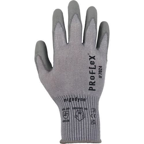 Gants r&eacute;sistant &agrave; la coupe Proflex 7024, Taille Petit, Calibre 13, Rev&ecirc;tement Polyur&eacute;thane, Enveloppe en Polyester/PEHP/Spandex, ASTM ANSI niveau A2/EN 388 niveau B Distribution Industrielle GC