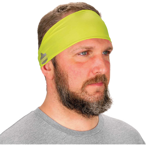 Chill-Its 6634 Cooling Headband, High Visibility Lime-Yellow Distribution Industrielle GC