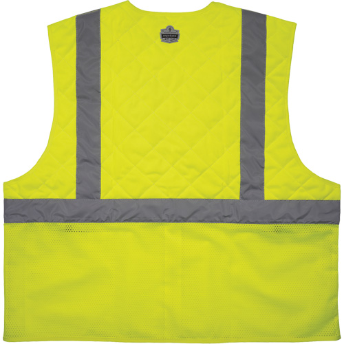 Veste de s&eacute;curit&eacute; refroidissante Chill-Its 6668, Petit, Jaune lime haute visibilit&eacute; Distribution Industrielle GC