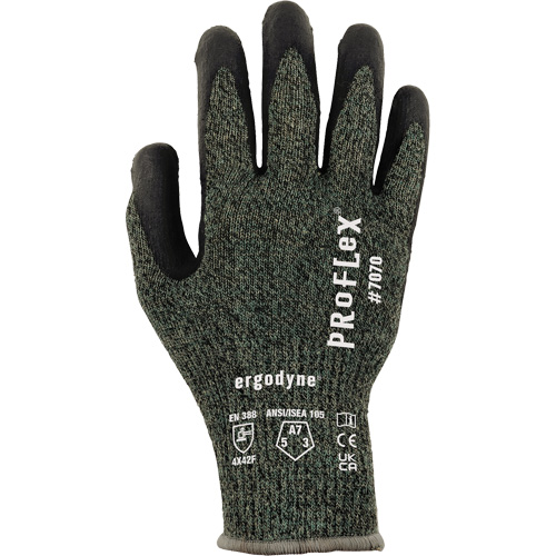 Gants enduit de nitrile r&eacute;sistant &agrave; la coupe ProFlex 7070, Taille Petit, Calibre 13, Rev&ecirc;tement Nitrile, Enveloppe en Aramide, ASTM ANSI niveau A7/EN 388 niveau F Distribution Industrielle GC