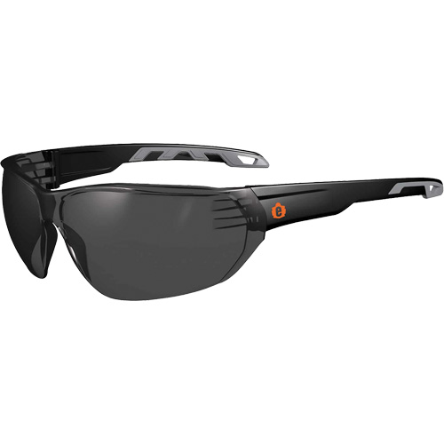 Skullerz VALI Frameless Safety Glasses, Smoke Lens, Anti-Fog/Anti-Scratch, ANSI Z87+/Meets/Exceeds CSA Z94.3 Distribution Industrielle GC