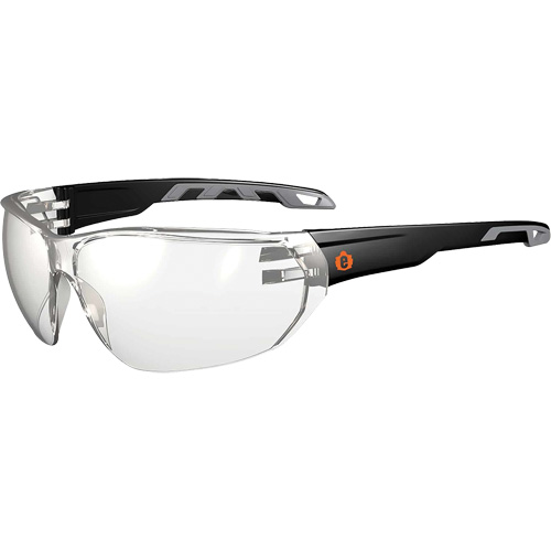 Lunettes de s&eacute;curit&eacute; sans monture Skullerz VALI, Lentille Int&eacute;rieur/ext&eacute;rieur, Anti-&eacute;gratignures, ANSI Z87+/R&eacute;pond ou surpasse la norme CSA Z94.3 Distribution Industrielle GC