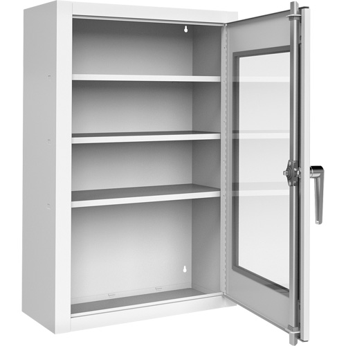 Armoire &agrave; pharmacie verrouillable avec porte en Plexiglas Distribution Industrielle GC