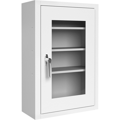 Armoire &agrave; pharmacie verrouillable avec porte en Plexiglas Distribution Industrielle GC