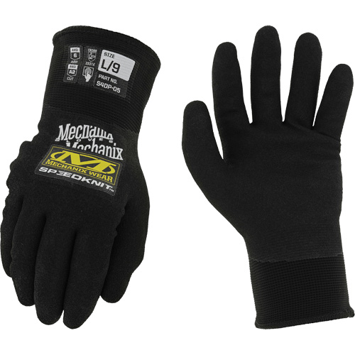 Gants thermiques Speedknit Thermal, Taille 7, Calibre 15, Rev&ecirc;tement Nitrile, Enveloppe en Nylon, ASTM ANSI niveau A2 Distribution Industrielle GC