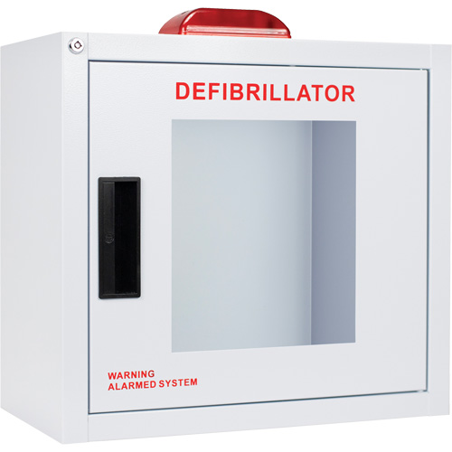 Grande armoire standard pour DEA avec alarme & stroboscope, Zoll AED Plus/Zoll AED 3/Cardio-Science/Physio-Control Pour, Non m&eacute;dical Distribution Industrielle GC