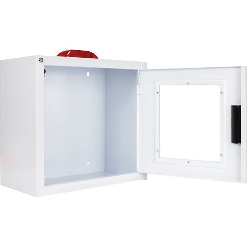 Grande armoire standard pour DEA avec alarme & stroboscope, Zoll AED Plus/Zoll AED 3/Cardio-Science/Physio-Control Pour, Non m&eacute;dical Distribution Industrielle GC
