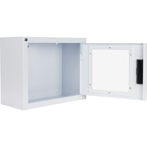 Armoire compacte standard pour DEA avec alarme, Philips/Defibtech/Heartsine Pour, Non m&eacute;dical Distribution Industrielle GC