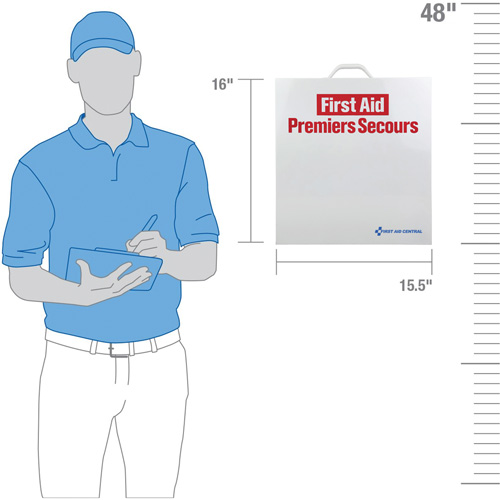 SmartCompliance&reg;  First Aid Cabinet, Meets CSA Z1220-17 Type 2 Low-Risk Environment, Medium (26-50 Workers) Distribution Industrielle GC
