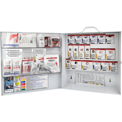 SmartCompliance&reg;  First Aid Cabinet, Meets CSA Z1220-17 Type 2 Low-Risk Environment, Medium (26-50 Workers) Distribution Industrielle GC