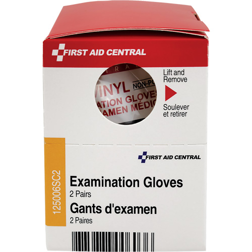 Recharge de gants d'examen SmartCompliance, Vinyle, Sans poudre, Transparent, Classe 2 Distribution Industrielle GC