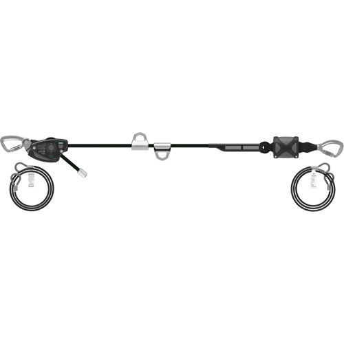 Corde de 60' pour ligne de vie temporaire horizontale, Corde d'alpinisme Distribution Industrielle GC