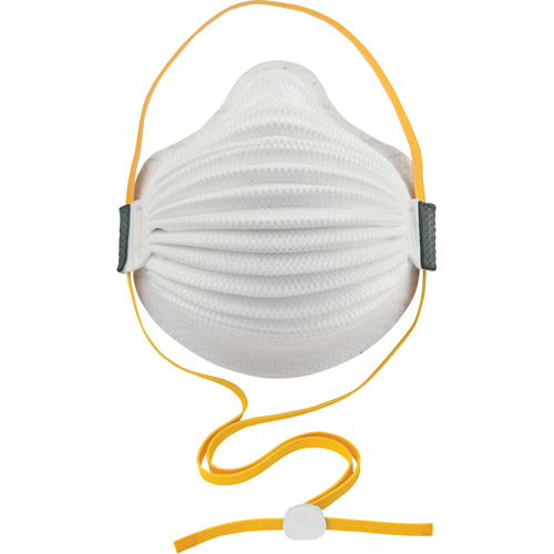Respirateur AirWave jetable avec SmartStrap et garniture d'&eacute;tanch&eacute;it&eacute; int&eacute;grale en mousse, P95, Certifi&eacute; NIOSH, Moyen/grand Distribution Industrielle GC