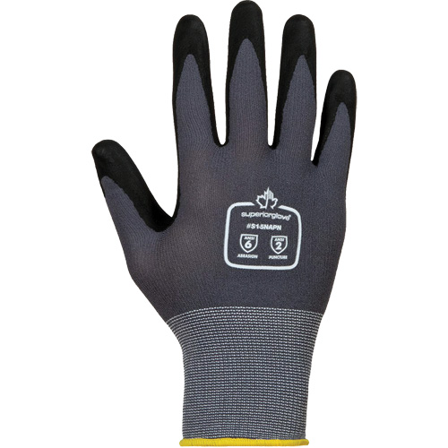 Gants anti-abrasion Dexterity, 2T-petit/5, R&ecirc;vetement Mousse de nitrile, Calibre 15, Enveloppe en Nylon/Coton Distribution Industrielle GC