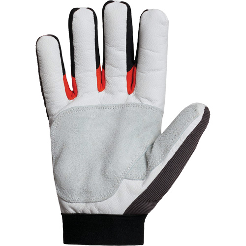 Clutch Gear&reg; Thinsulate Mechanic's Gloves, Grain Goatskin/Split Leather Palm, Size Small/7 Distribution Industrielle GC