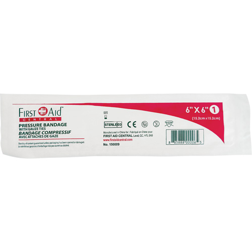 Pansement compressif st&eacute;rile, 6" lo x 6" la Distribution Industrielle GC