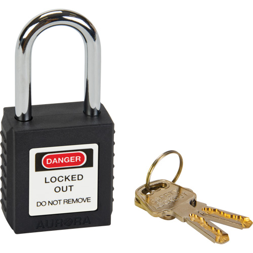 Lock for Lockouts, Safety Padlock, Keyed Different, Thermoplastic, 1-1/2" Width Distribution Industrielle GC