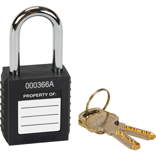 Lock for Lockouts, Safety Padlock, Keyed Different, Thermoplastic, 1-1/2" Width Distribution Industrielle GC