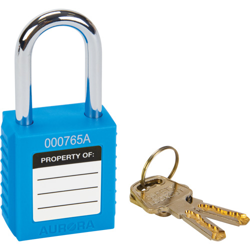 Lock for Lockouts, Safety Padlock, Keyed Different, Thermoplastic, 1-1/2" Width Distribution Industrielle GC
