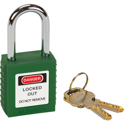 Lock for Lockouts, Safety Padlock, Keyed Different, Thermoplastic, 1-1/2" Width Distribution Industrielle GC